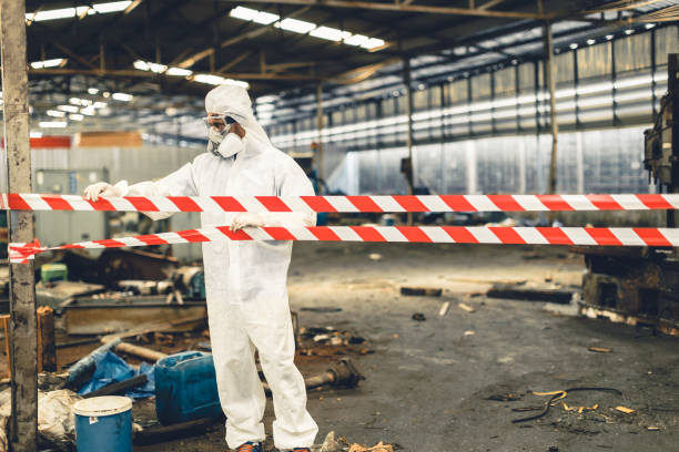 Professional Biohazard technician working in Brock, NE